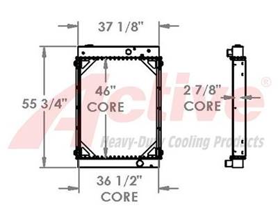 Cummins 350DFCC Radiator