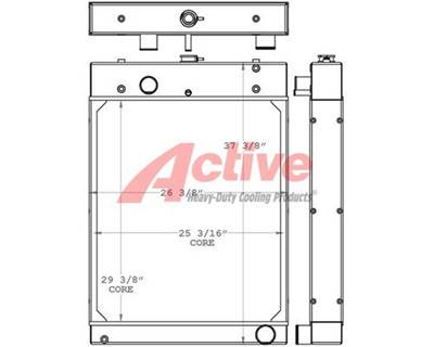 Cummins Radiator for a Cummins C8131P