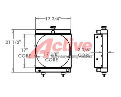 Cummins Radiator for a Cummins Generator