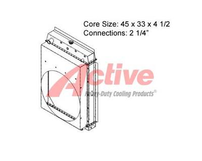 Cummins 6CTA 8.3-DM Radiator for a Cummins 6CTA8.3-DM