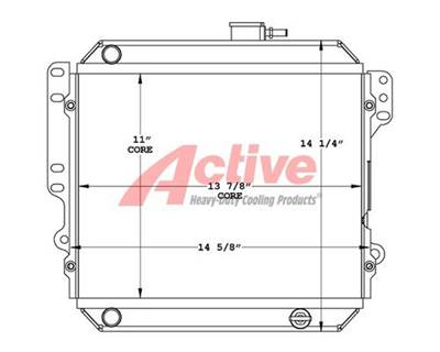 Cushman Turf Truckster Radiator
