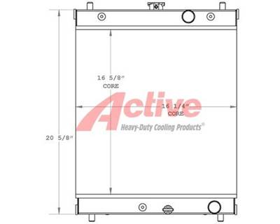 AGCO MT755B Radiator for a Agco MT755B Challenger