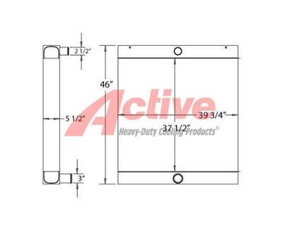 AL-JON ADV 525 Radiator for a Aljon ADV 525 Landfill Compactor