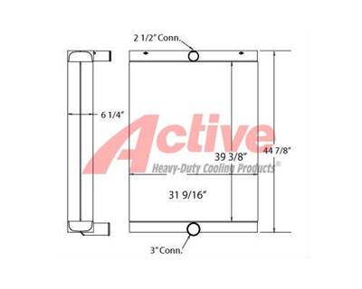 AL-JON ADV625 Radiator for a Aljon ADV625 Tier 3 Compactor