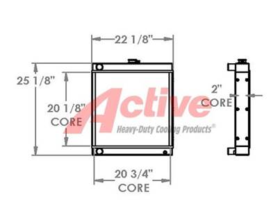 Altec Radiator for a Altec Wood Chipper