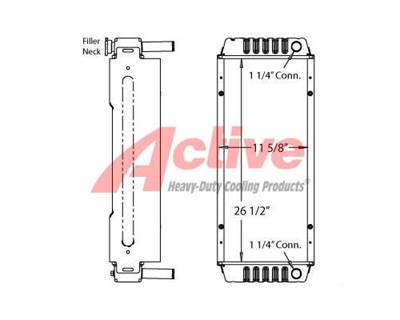 Bobcat S130G Radiator