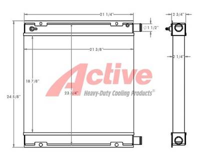 Bobcat Toolcat 5600 Radiator for a Bobcat 5600 Toolcat
