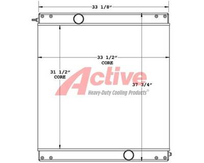 Case 1021F Radiator