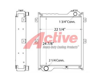 Case 521D Radiator