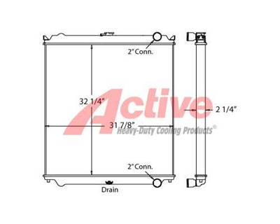 Case Radiator for a Case EX270LC EXCAVATOR