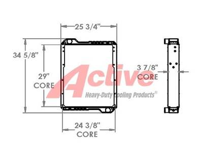 Case Radiator for a Case 845B