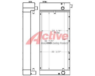 Case 921 Radiator