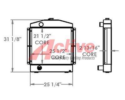 Case W18 Radiator