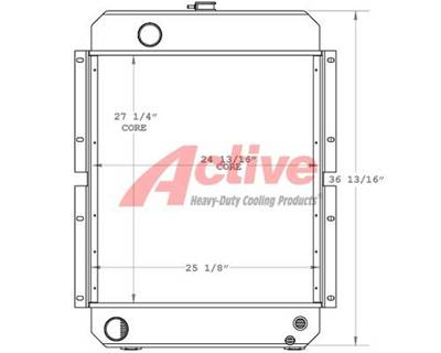 Case W20C Radiator