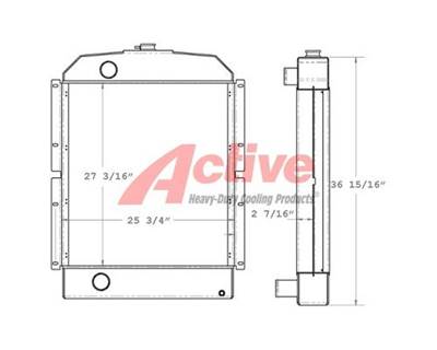 Case W24C Radiator