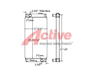 Caterpillar 315C Radiator for a Caterpillar 315C EXCAVATOR