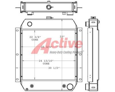 Dresser Radiator for a Dresser Dozer