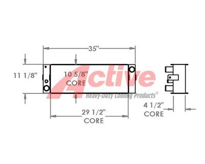 Gradall 421XL Radiator