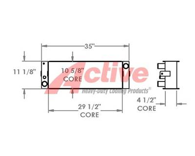 Gradall 421XL Radiator