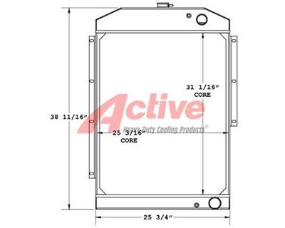 Gradall G3WD Radiator