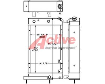 Hitachi Radiator for a Hitachi Flameless Heater / Powered Generator