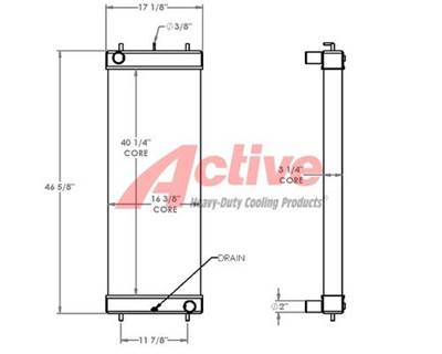 Hitachi ZAXIS160LC-6N Radiator