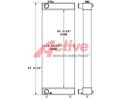Hitachi ZX350 Radiator for a Hitachi ZX350 Series