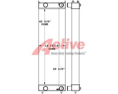 Hitachi ZX650 Radiator