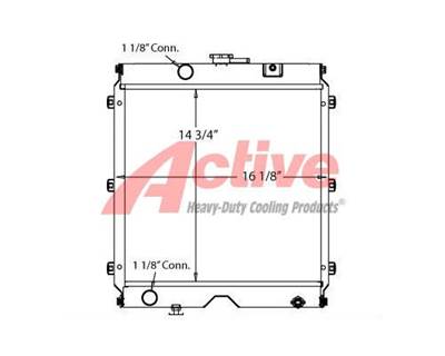 Ingersoll-Rand Radiator for a Ingersoll Rand GENERATOR AND MARINE APPLICATIONS
