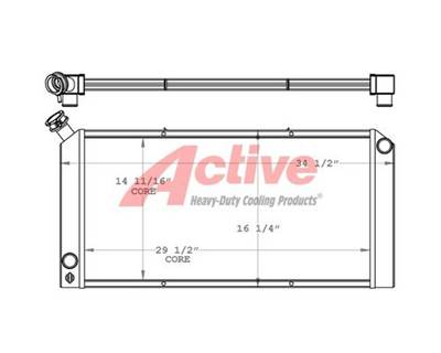Ingersoll-Rand Radiator for a Ingersoll Rand 185CFM Compressor