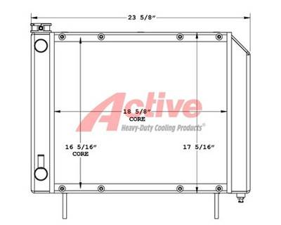 Ingersoll-Rand DD29 Radiator for a Ingersoll Rand DD29
