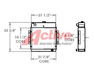 Ingersoll-Rand Radiator for a Ingersoll Rand Telehandler