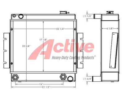 Ingersoll-Rand RT-708 Radiator for a Ingersoll Rand RT-708