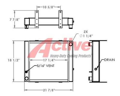 JCB 1400B Radiator