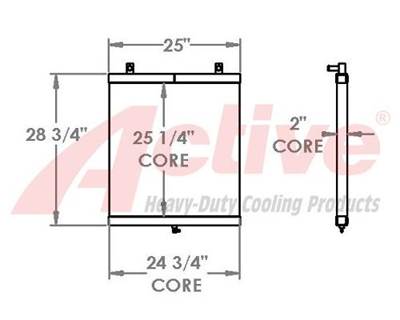 John Deere 210K EP Radiator