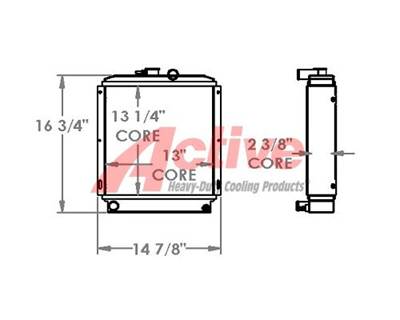 John Deere 425 Radiator