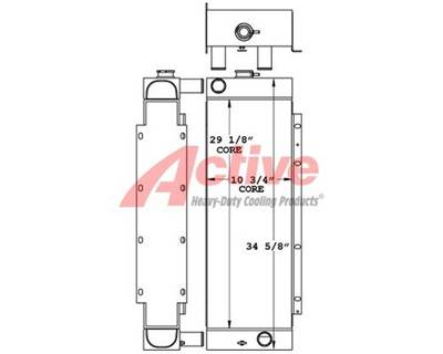 John Deere 450H Radiator