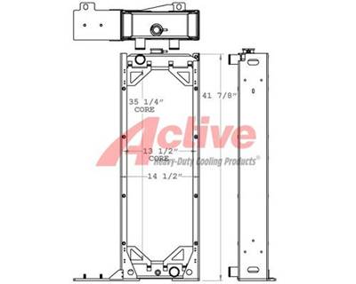 John Deere 550H Radiator