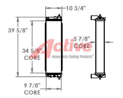 John Deere 650K Radiator