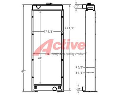 John Deere 700H Radiator