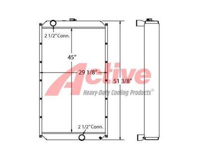 John Deere 744H Radiator