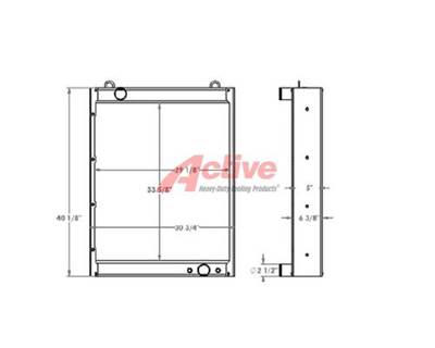 John Deere 744K Radiator