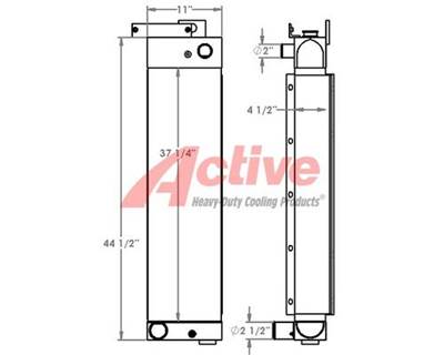 John Deere 750J Radiator