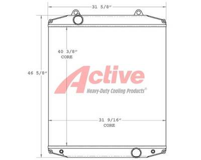 John Deere 844K Radiator
