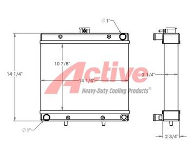 John Deere HPX Radiator