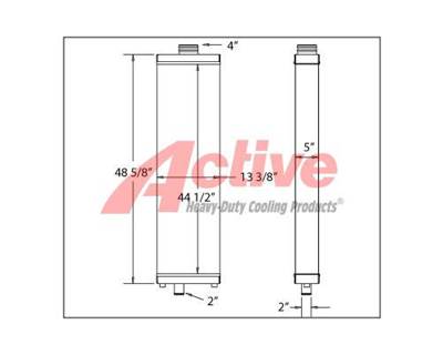 Komatsu D275AX-5E0 Radiator