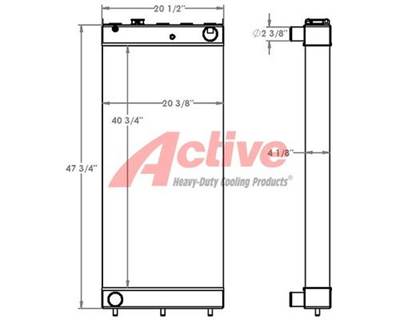 Komatsu D65EX-16 Radiator