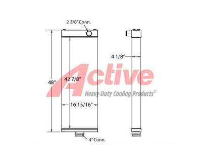Komatsu HD465-7R Radiator