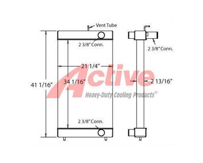 Komatsu HM300 Radiator