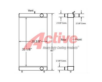 Komatsu HM350 Radiator